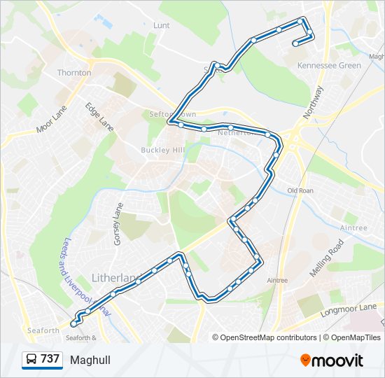 737 Route: Schedules, Stops & Maps - Maghull (Updated)