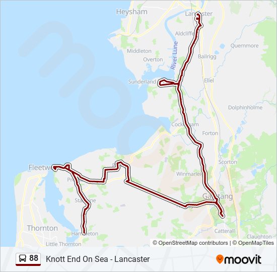 88 Route: Schedules, Stops & Maps - Hambleton (Updated)