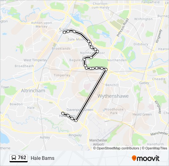 762 Bus Line Map