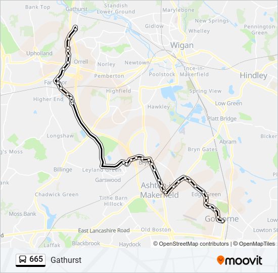 665 Route Schedules, Stops & Maps Gathurst (Updated)