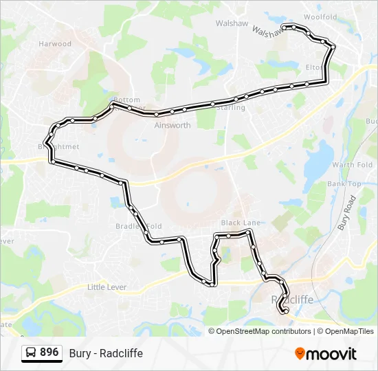 896 Route: Schedules, Stops & Maps - Elton High School (Updated)