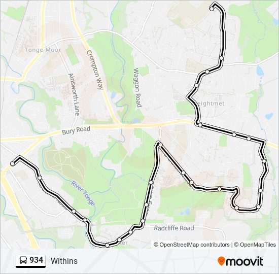 934 Route Schedules Stops Maps Withins Updated 934-route-schedules-stops-maps-withins-updated