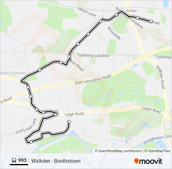993 Route Schedules Stops Maps Parr Fold Updated 993-route-schedules-stops-maps-parr-fold-updated