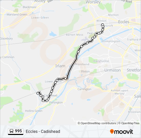 995 Bus Line Map
