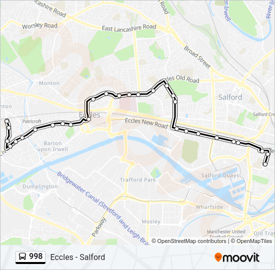 998 Bus Line Map