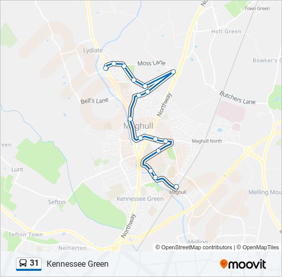 31-route-schedules-stops-maps-kennessee-green-updated