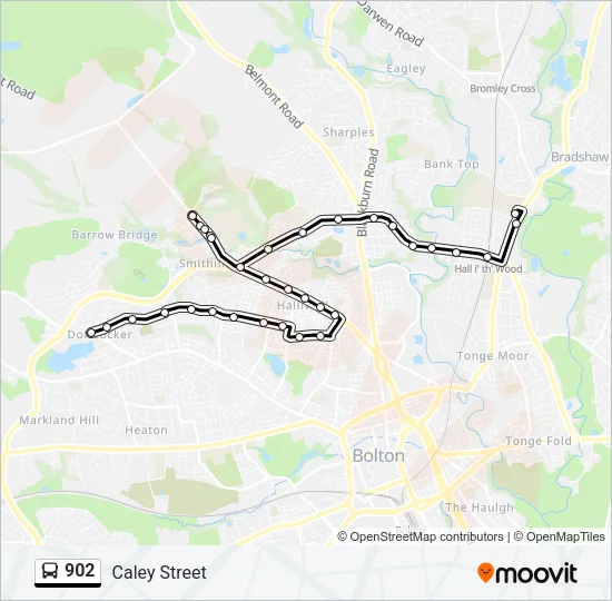 902 Bus Line Map