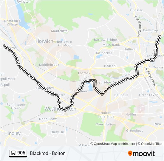 905 Route: Schedules, Stops & Maps - Bonsucesso (Updated)