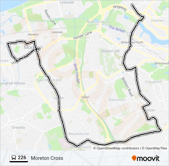 226 Bus Line Map