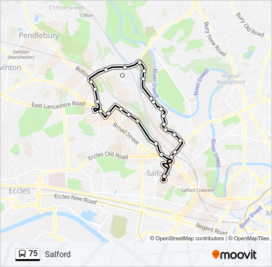 75 Route: Schedules, Stops & Maps - Agecroft (Updated)