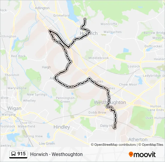 915 Route: Schedules, Stops & Maps - Daisy Hill Church (Updated)