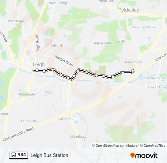 984  Line Map