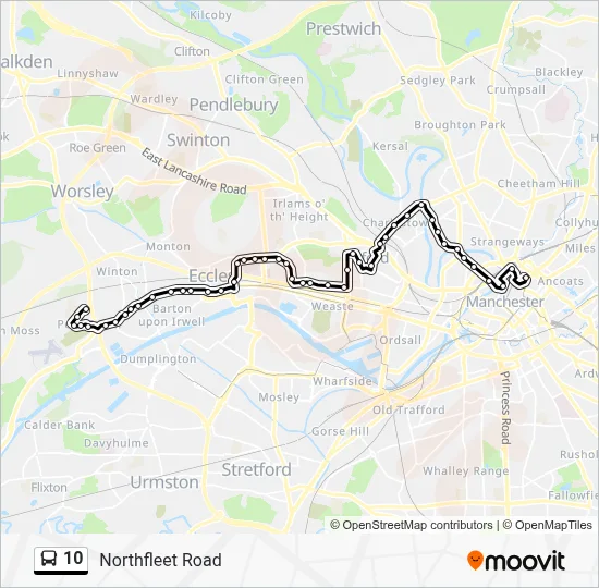 10 Route: Schedules, Stops & Maps - Northfleet Road (Updated)