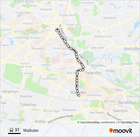 37 Route Schedules, Stops & Maps Walkden (Updated)