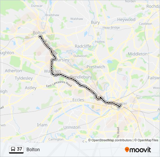 37 Route: Schedules, Stops & Maps - Bolton (Updated)