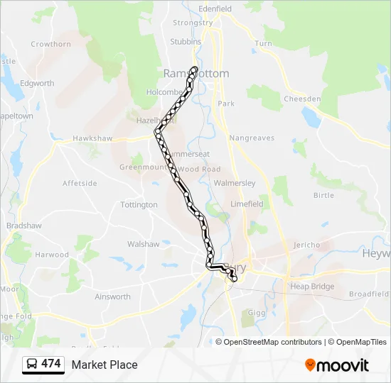 474 Route: Schedules, Stops & Maps - Market Place (Updated)