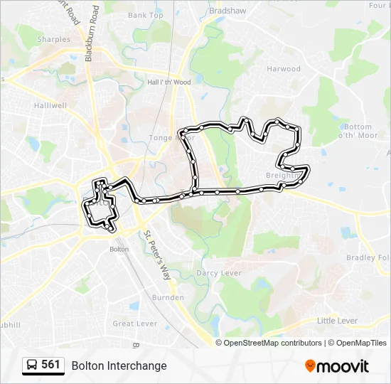 Route 561 561 Route: Schedules, Stops & Maps - Bolton Interchange (Updated)