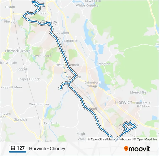 127 Route: Schedules, Stops & Maps - Hospital Stop 3 (Updated)