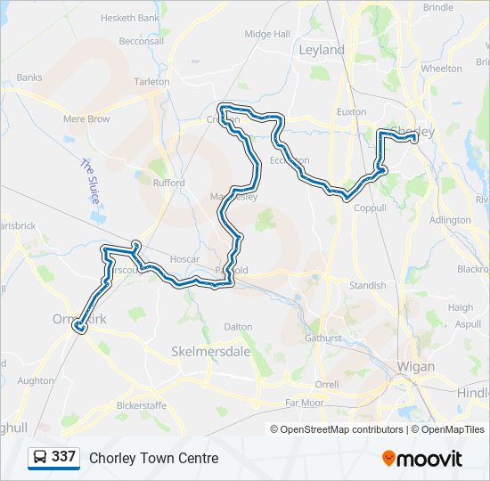 337 Route: Schedules, Stops & Maps - Chorley Town Centre (Updated)