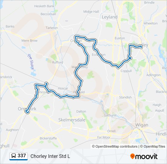 337 Bus Line Map