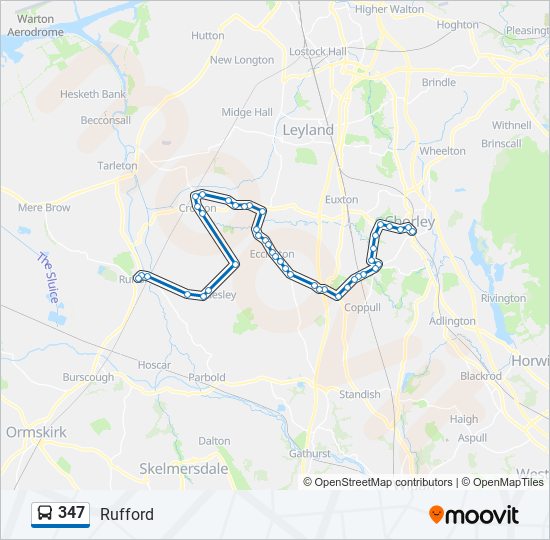 347 Route: Schedules, Stops & Maps - Rufford (Updated)