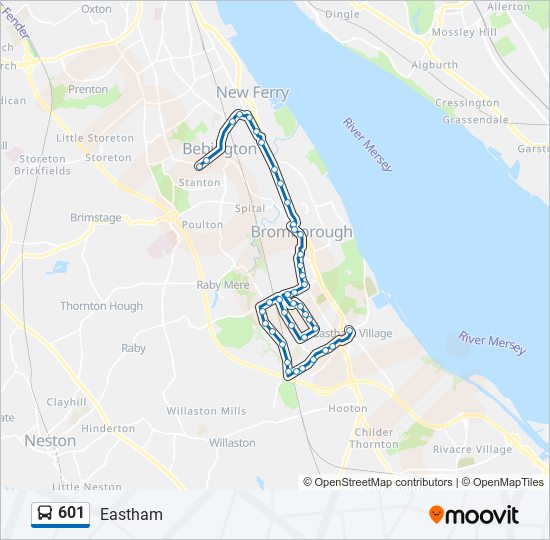 601 Route: Schedules, Stops & Maps - Eastham (Updated)