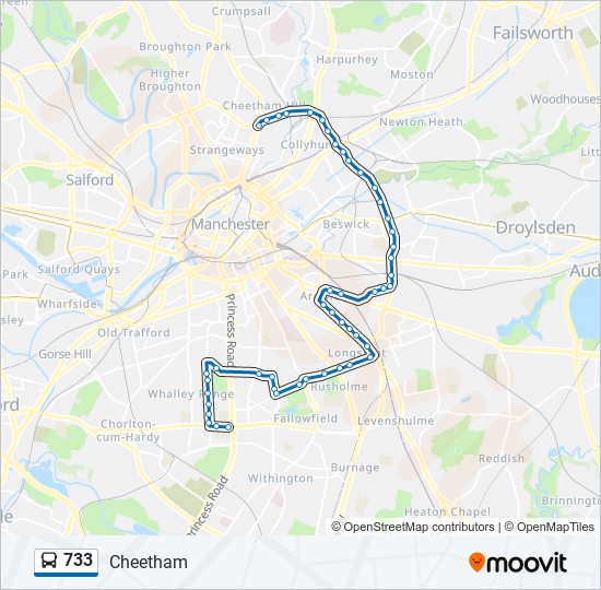 733  Line Map