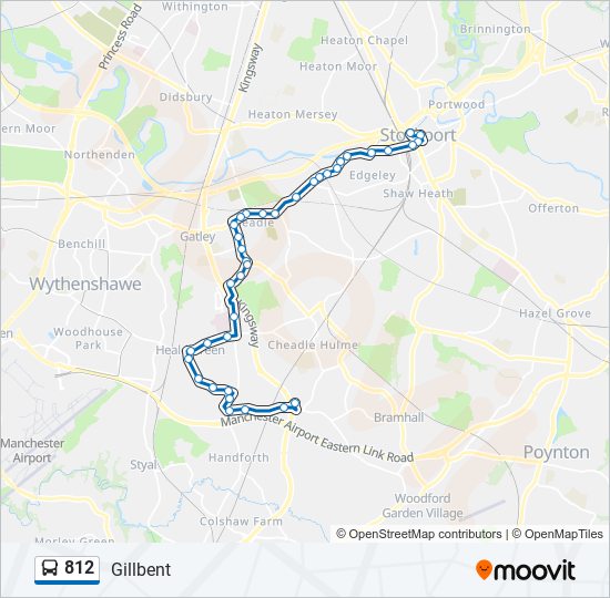 812 Route: Schedules, Stops & Maps - Gillbent (Updated)