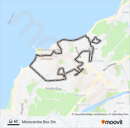 6C Bus Line Map