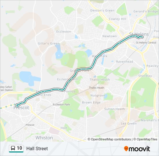 10 Bus Line Map