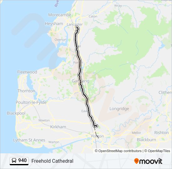 940 Bus Line Map