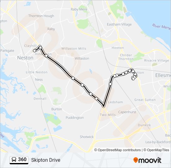 360 Bus Line Map