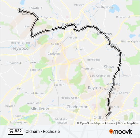 832  Line Map