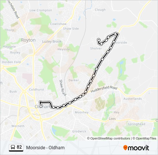 82 Route: Schedules, Stops & Maps - Sholver (Updated)