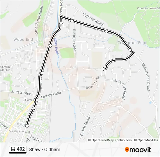 402 Route: Schedules, Stops & Maps - Travis Street (Updated)