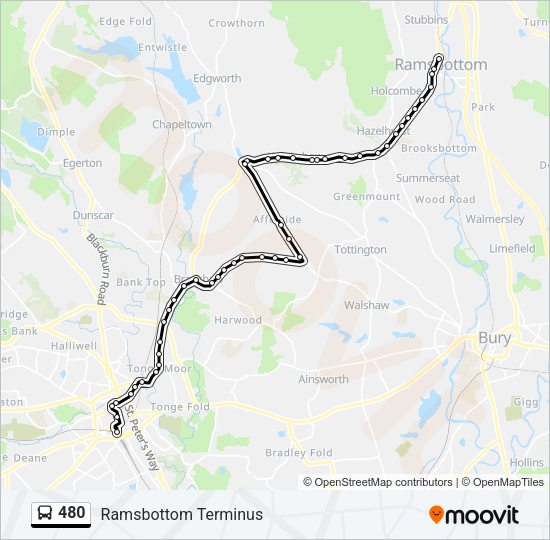 480 Bus Line Map