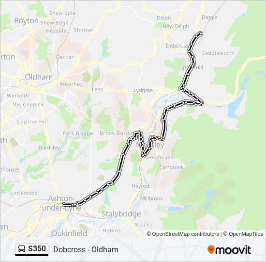 S350 bus Line Map