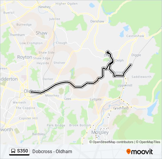 S350 bus Line Map