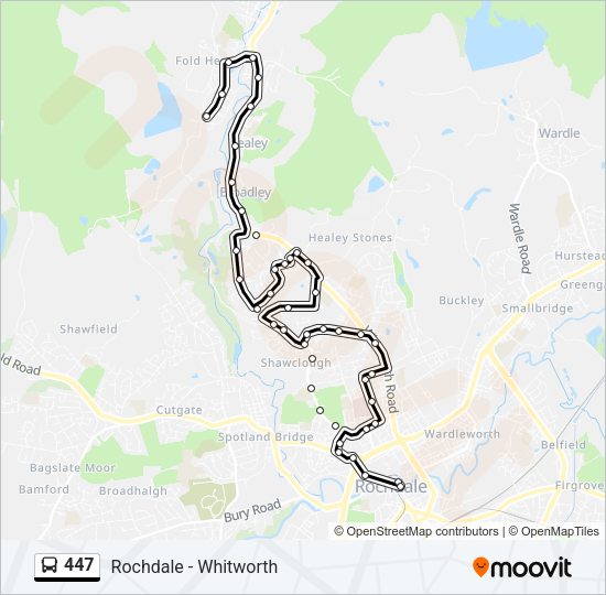 447  Line Map