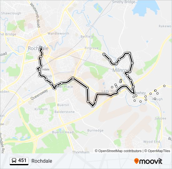 451  Line Map