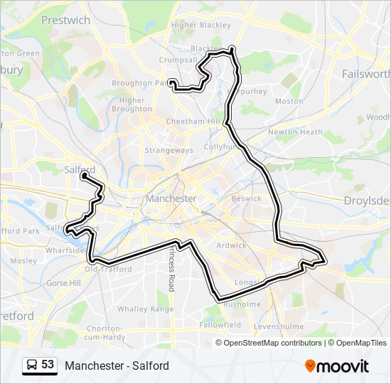 53 Route: Schedules, Stops & Maps - Pendleton (Updated)