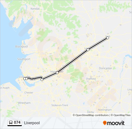 074 Bus Line Map