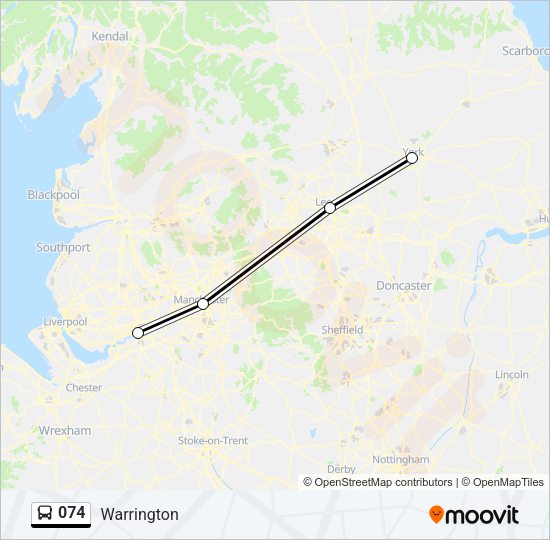 074 Bus Line Map