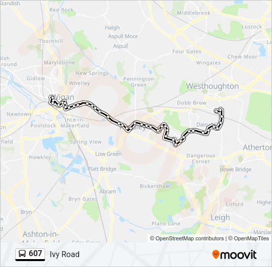 607  Line Map