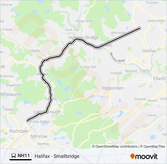 NH11  Line Map