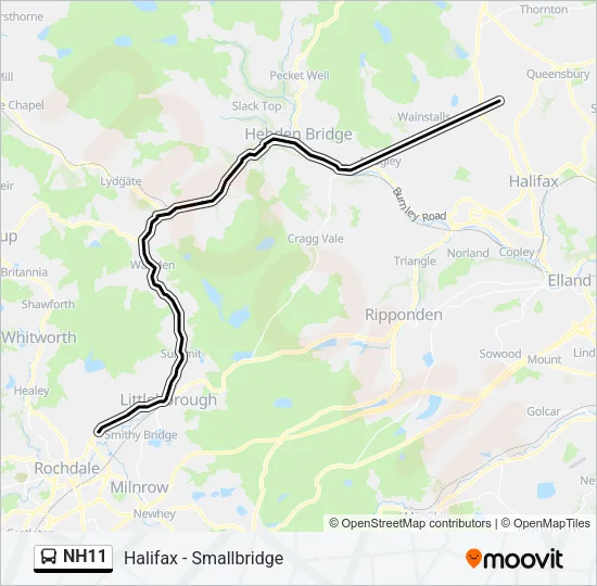 NH11  Line Map