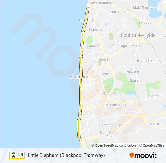 T4 Light Rail Line Map