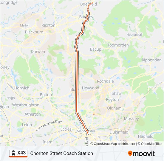 X43  Line Map