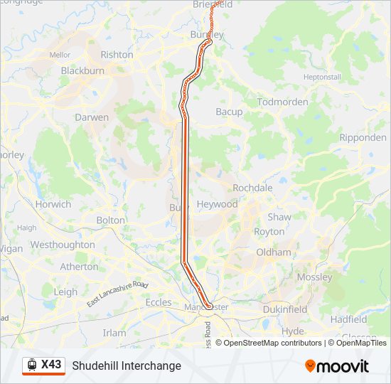 X43  Line Map
