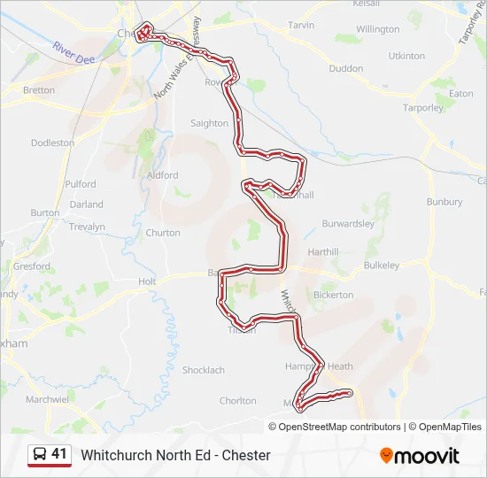41 Route: Schedules, Stops & Maps - Far Meadow (Updated)